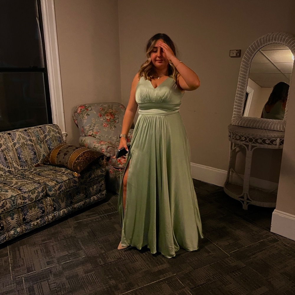 Floor length formal dress